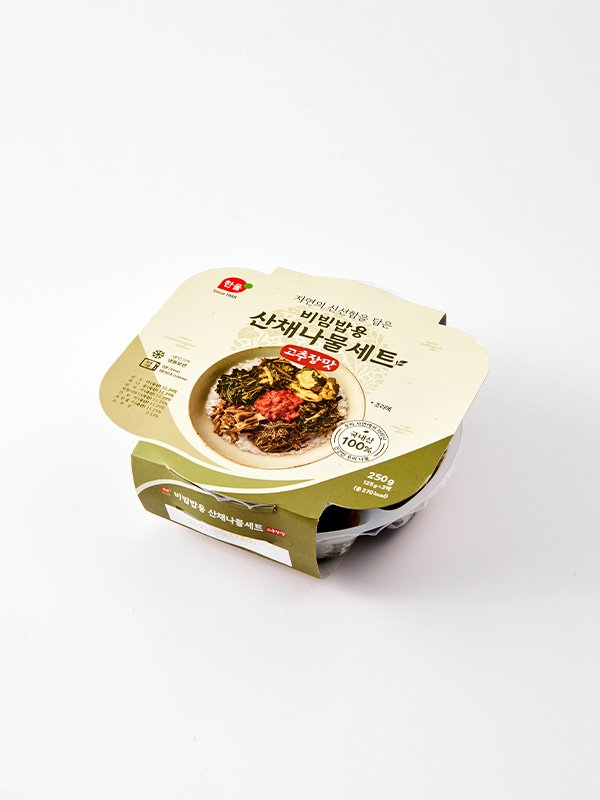 비빔밥용 산채나물세트 고추장맛 (125g*2팩)