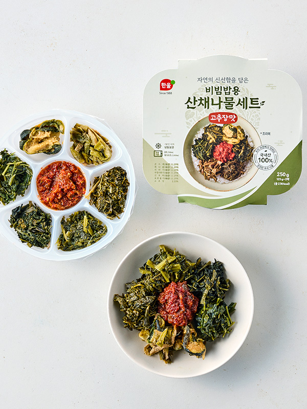 비빔밥용 산채나물세트 고추장맛 (125g*2팩)