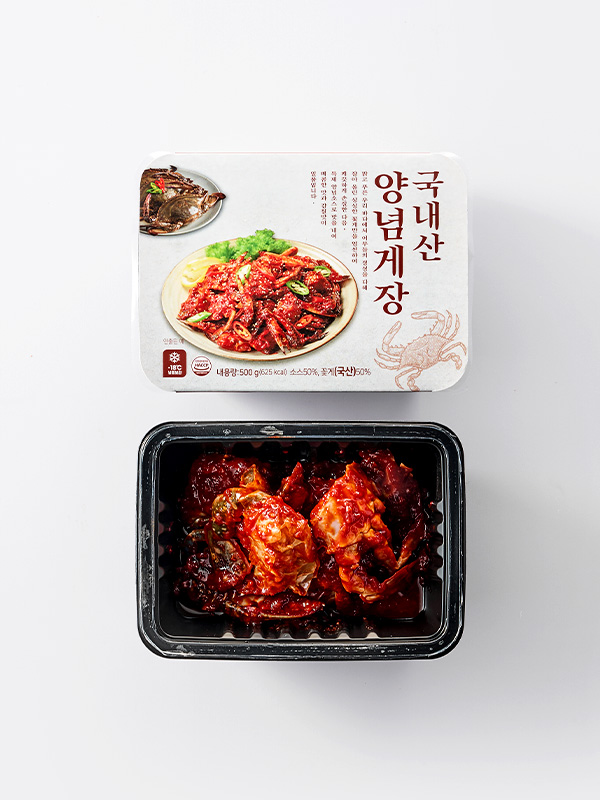 국내산 꽃게 양념게장(500g)