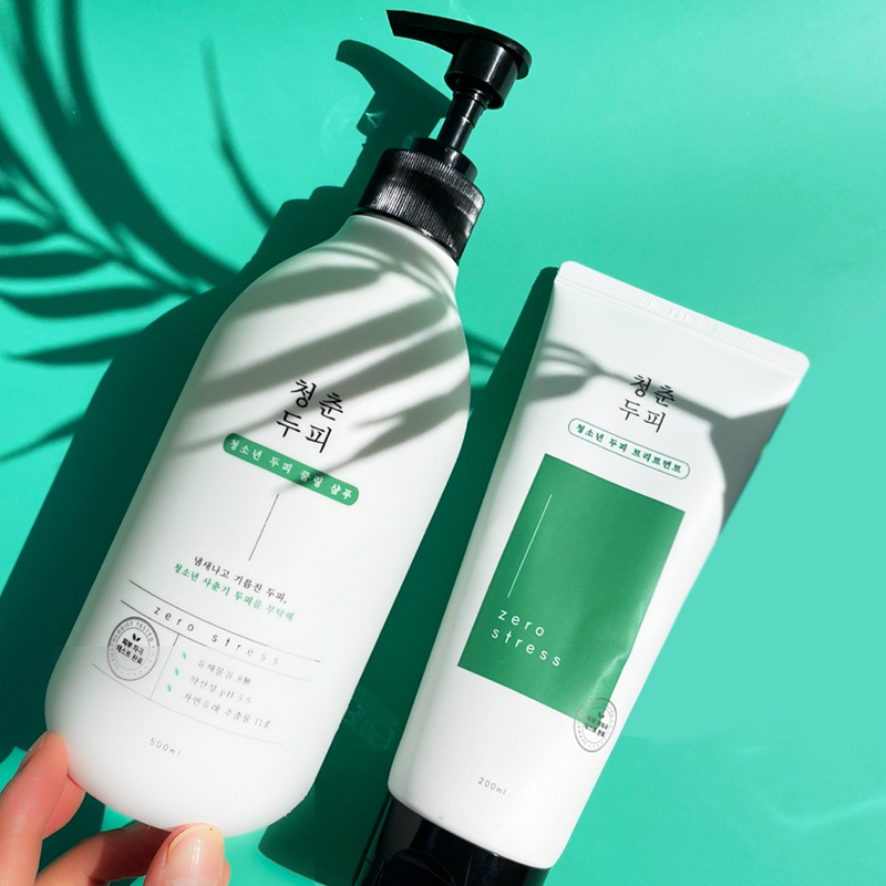 [청춘두피] 청소년 두피 케어 헤어 트리트먼트 시트러스 200ml / 샴푸 500ml _정수리 냄새 케어
