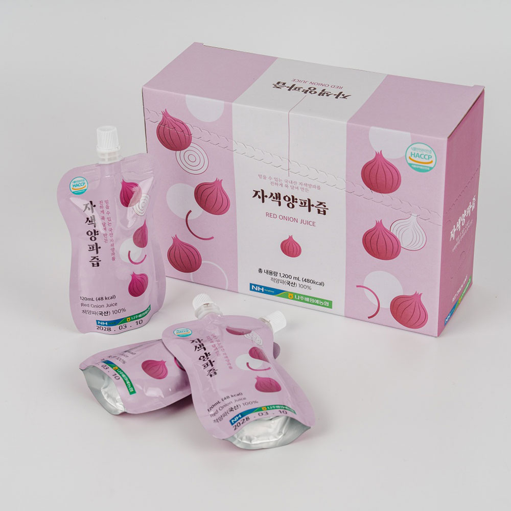 자연의 맛 그대로 자색양파즙
