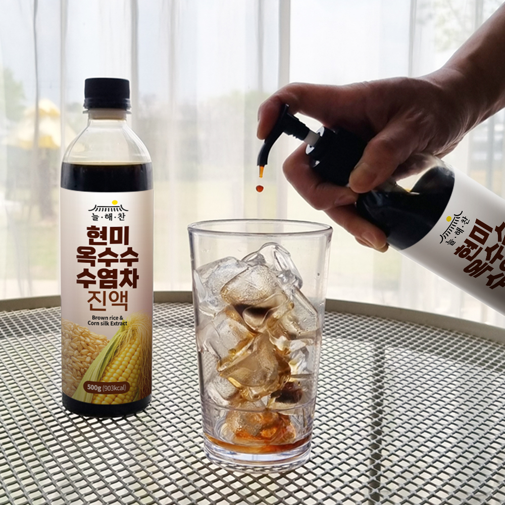 늘해찬 현미옥수수수염 진액 현미차 옥수수수염차 진한 원액 엑기스 농축액 500g