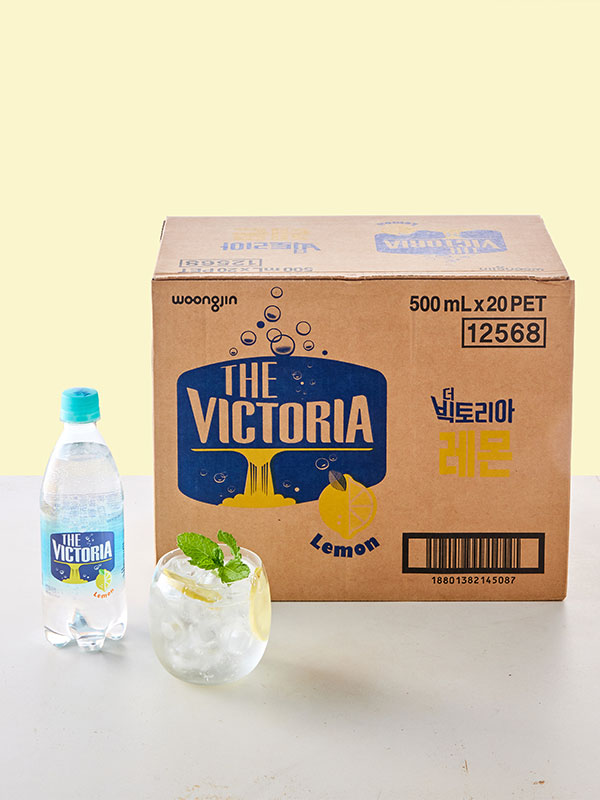 [박스] 빅토리아 레몬 스파클링 (500ml x 20개)