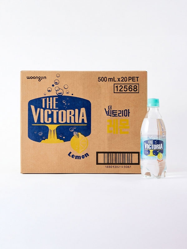 [박스] 빅토리아 레몬 스파클링 (500ml x 20개)
