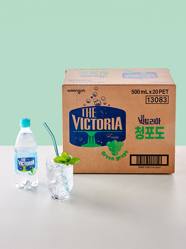 [박스] 빅토리아 청포도 스파클링 (500ml x 20개)