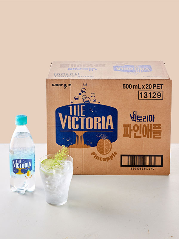 [박스] 빅토리아 파인애플 스파클링 (500ml x 20개)