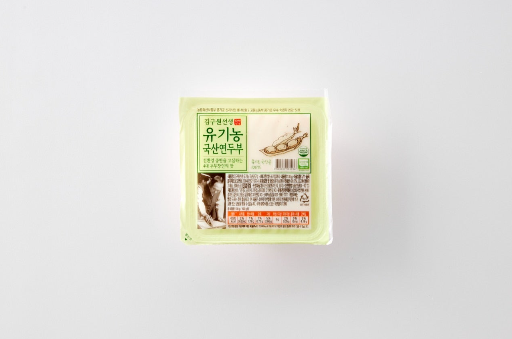 [김구원선생] 국산 유기농 연두부 130g