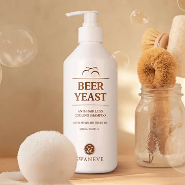 [스와니브] 맥주효모 탈모증상 완화 쿨링샴푸 500ml 대표이미지 섬네일