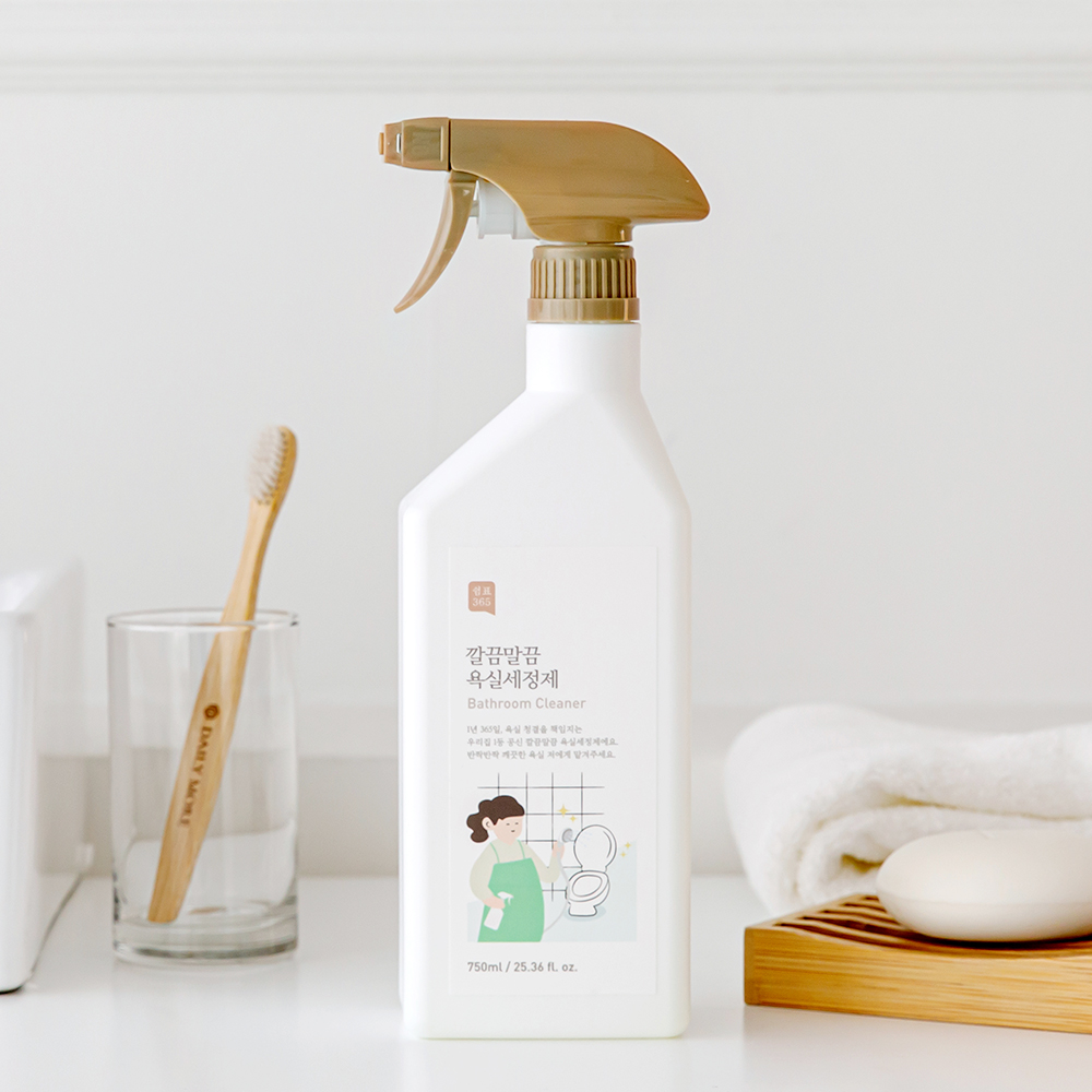 [2+2] 쉼표365 깔끔말끔 대용량 욕실 세정제 750ml 클리너 청소 물때제거