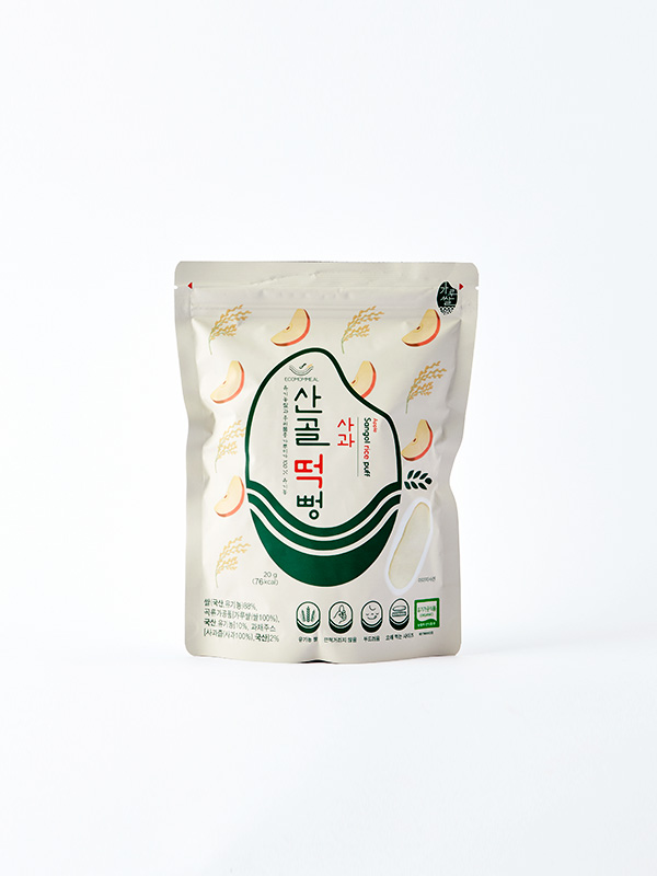 에코맘의 산골이유식 산골 떡뻥 2종