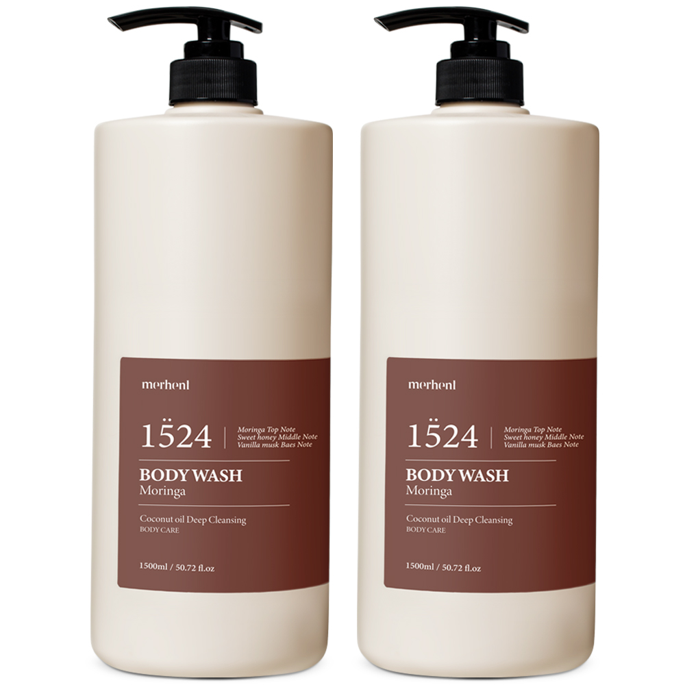 [1+1] 메르헨트 코코넛오일 딥클렌징 대용량 바디워시 1500ml 약산성 바디클렌저 퍼퓸 향기좋은 대표이미지 섬네일