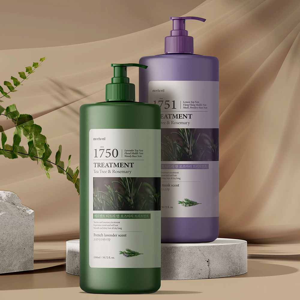 [1+1] 메르헨트 티트리 로즈마리 대용량 트리트먼트 1500ml 린스 퍼퓸 컨디셔너
