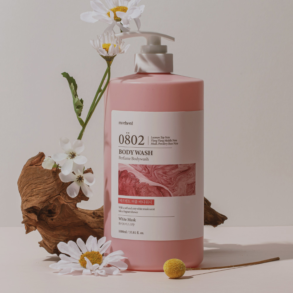 [1+1] 메르헨트 대용량 퍼퓸 바디워시 1000ml 약산성 바디클렌저 향좋은 퍼퓸