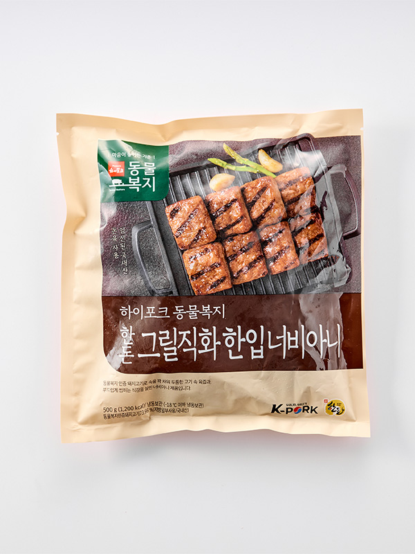 동물복지 한돈 그릴직화 한입 너비아니 (500g)