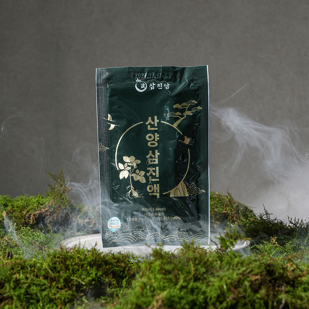 삼진담 프리미엄 산양삼 진액 80ml 30포 선물세트