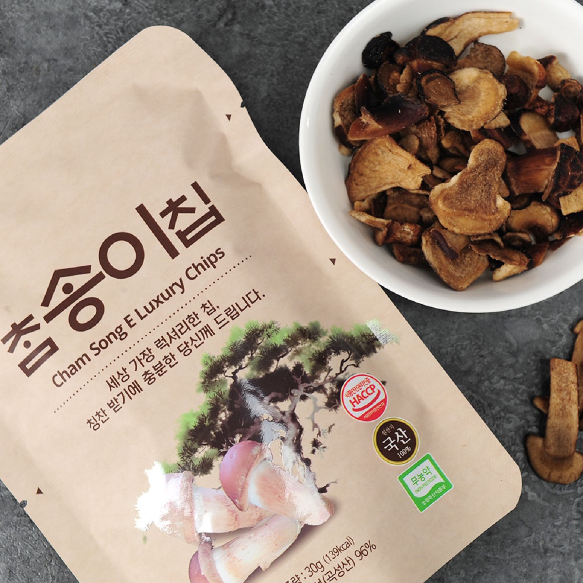 [원물 100%] 참송이칩 (30g x 3봉)