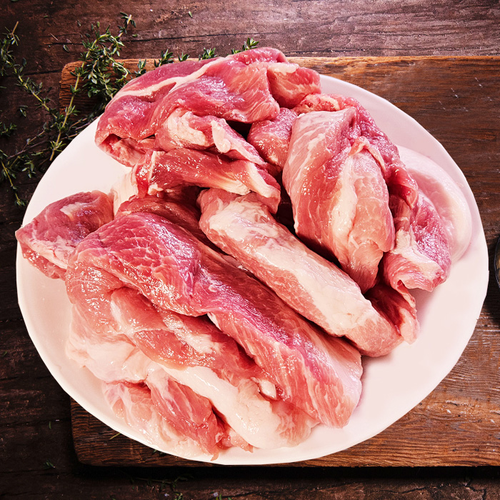 문경쑥돈 제육볶음용 냉동 앞다리살 500g