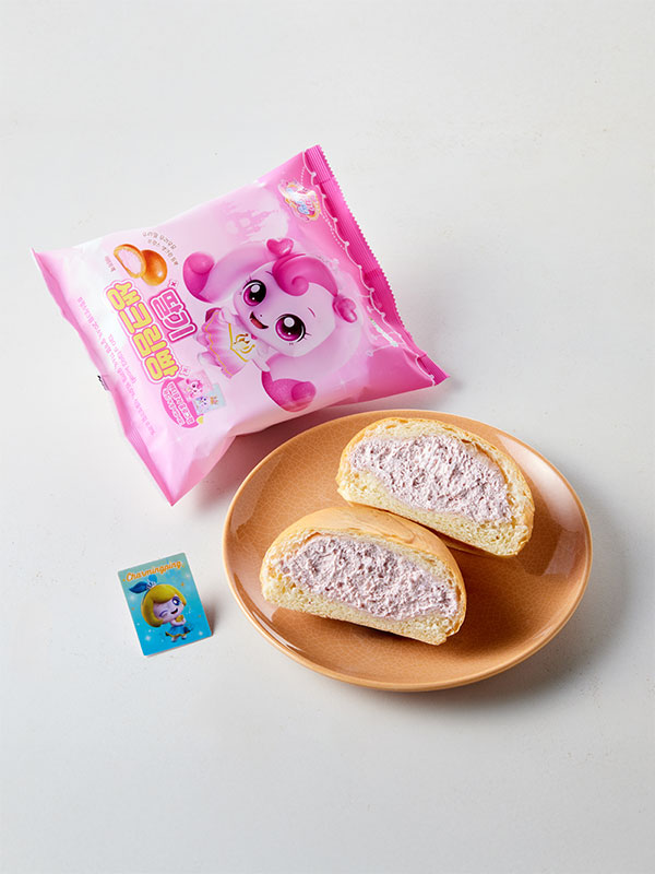 캐치티니핑 우리밀 딸기 생크림빵