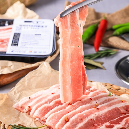 [육육마켓] 한돈 한입 삼겹살 400g