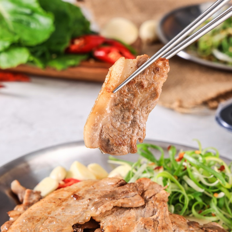 [육육마켓] 한돈 한입 삼겹살 400g