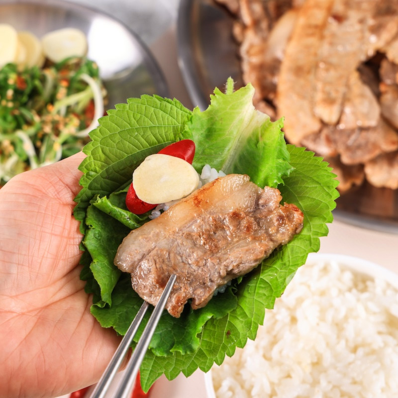 [육육마켓] 한돈 한입 삼겹살 400g