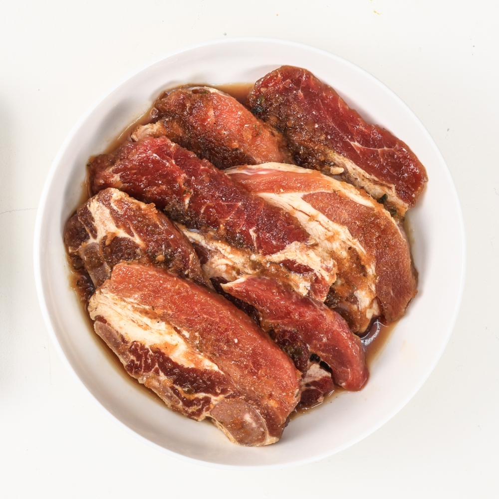 [육육마켓] 한돈 LA식 양념 돼지갈비 300g