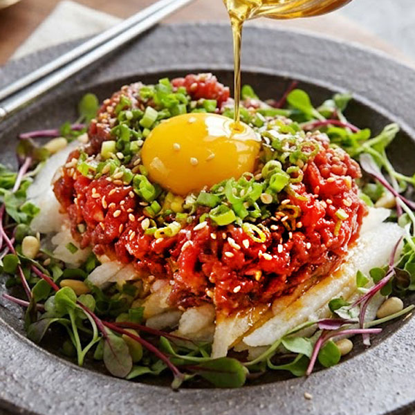 [참다올] 마장동 숙성 육회 500g 밀키트(마늘팩,육회소스 포함) 대표이미지 섬네일