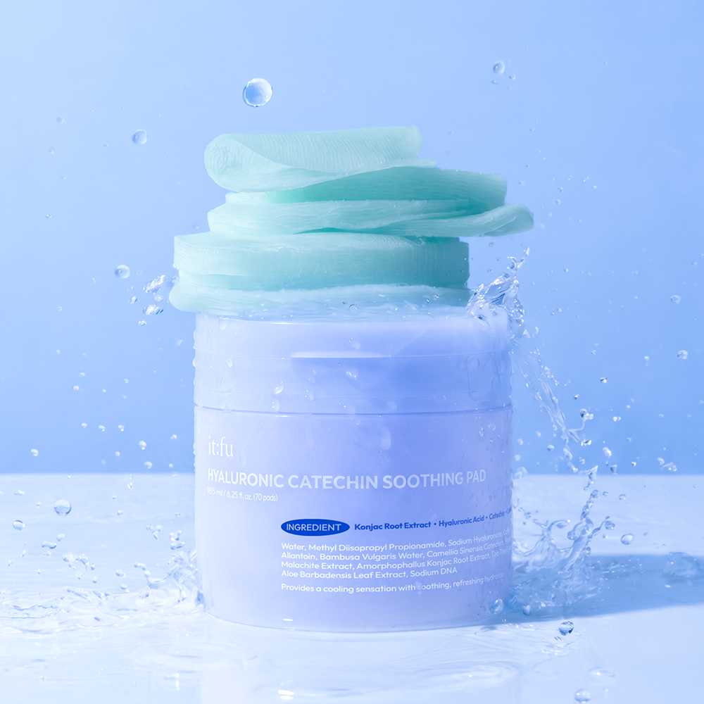 [신제품/여름필수템] 잇퓨 히알루로닉 카테킨 수딩 패드 70매 185ml