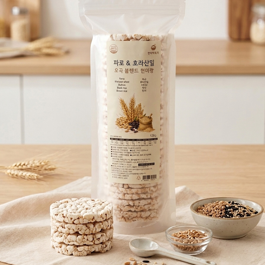 파로 호라산밀 오곡 블렌드 현미랑 무가당 125g