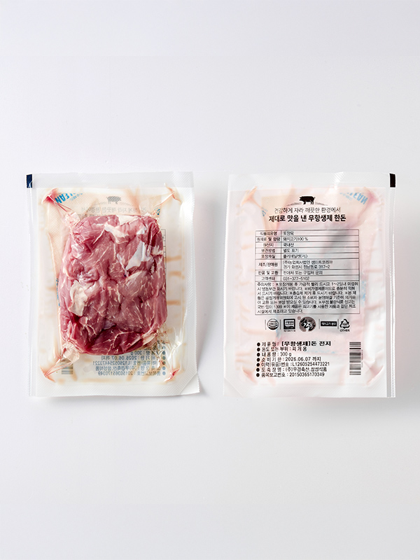 무항생제 한돈 앞다리 (찌개용.300g)