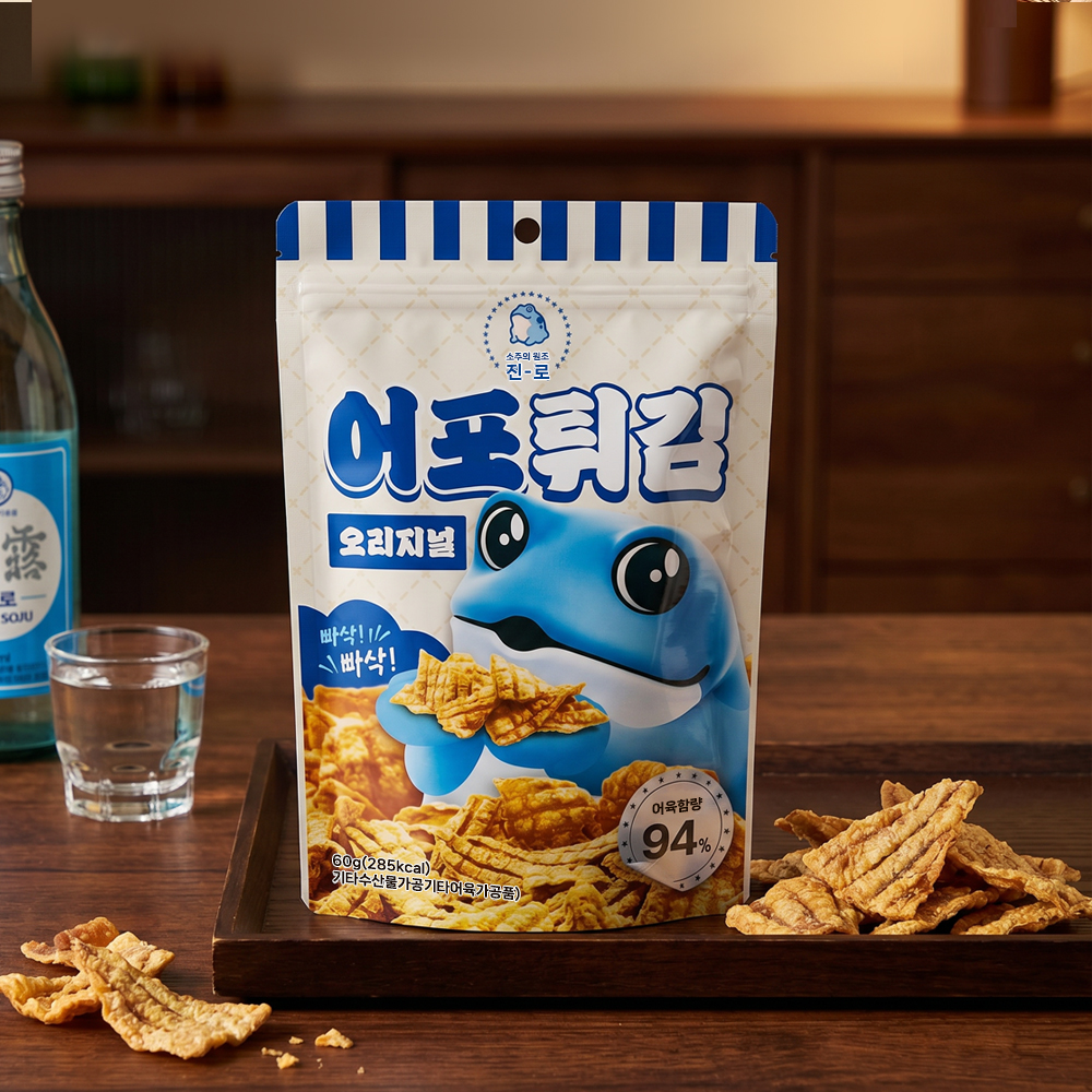 1+1 진로 어포튀김 오리지널맛 60g