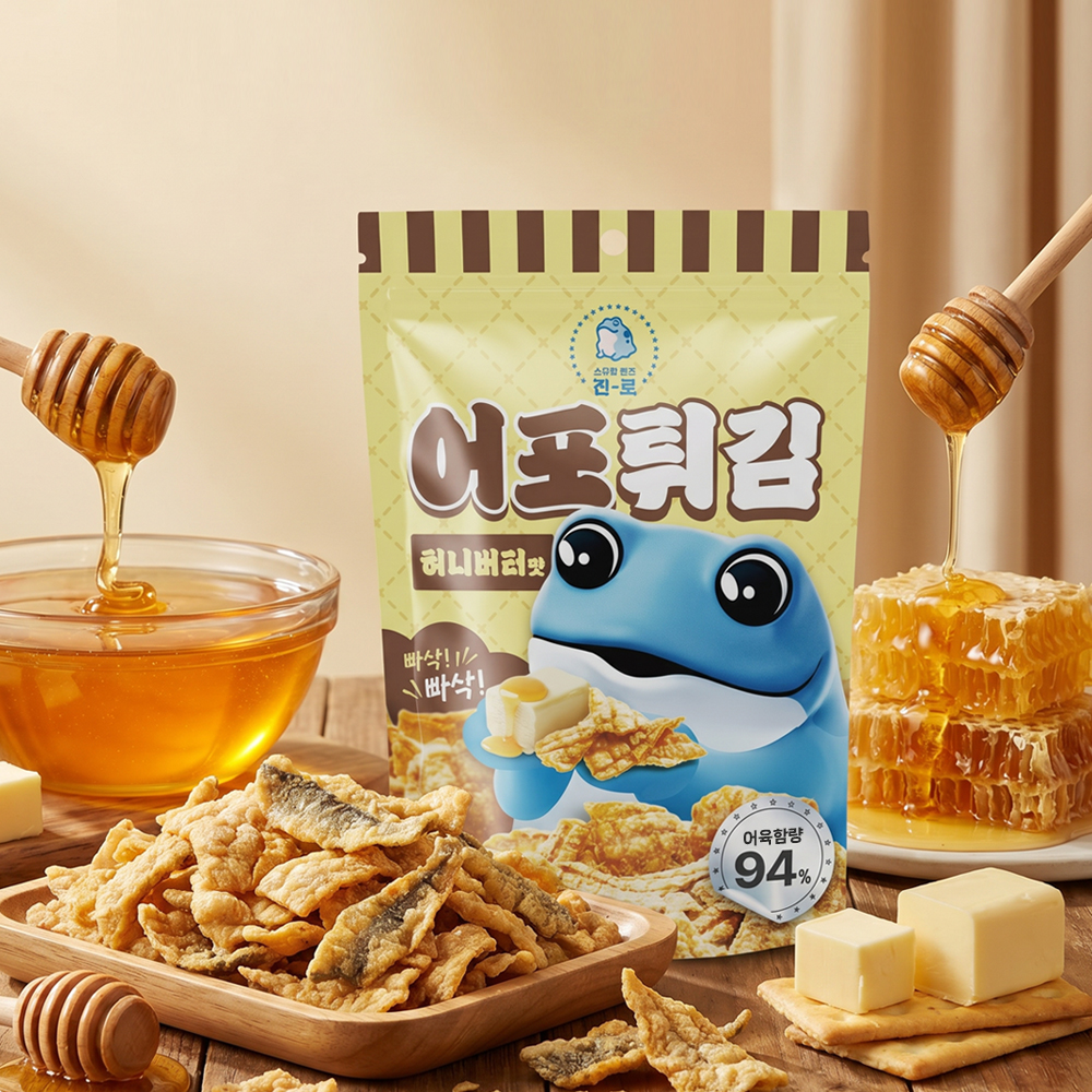 1+1 진로 어포튀김 허니버터맛 60g