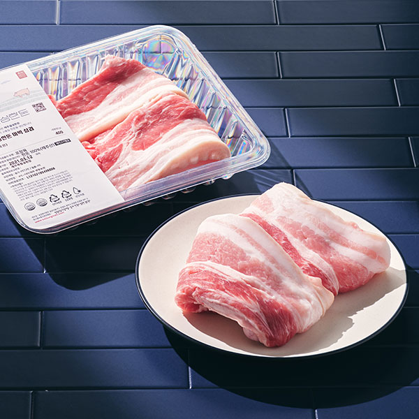 제주한돈 미박 삼겹살(구이용, 400g)