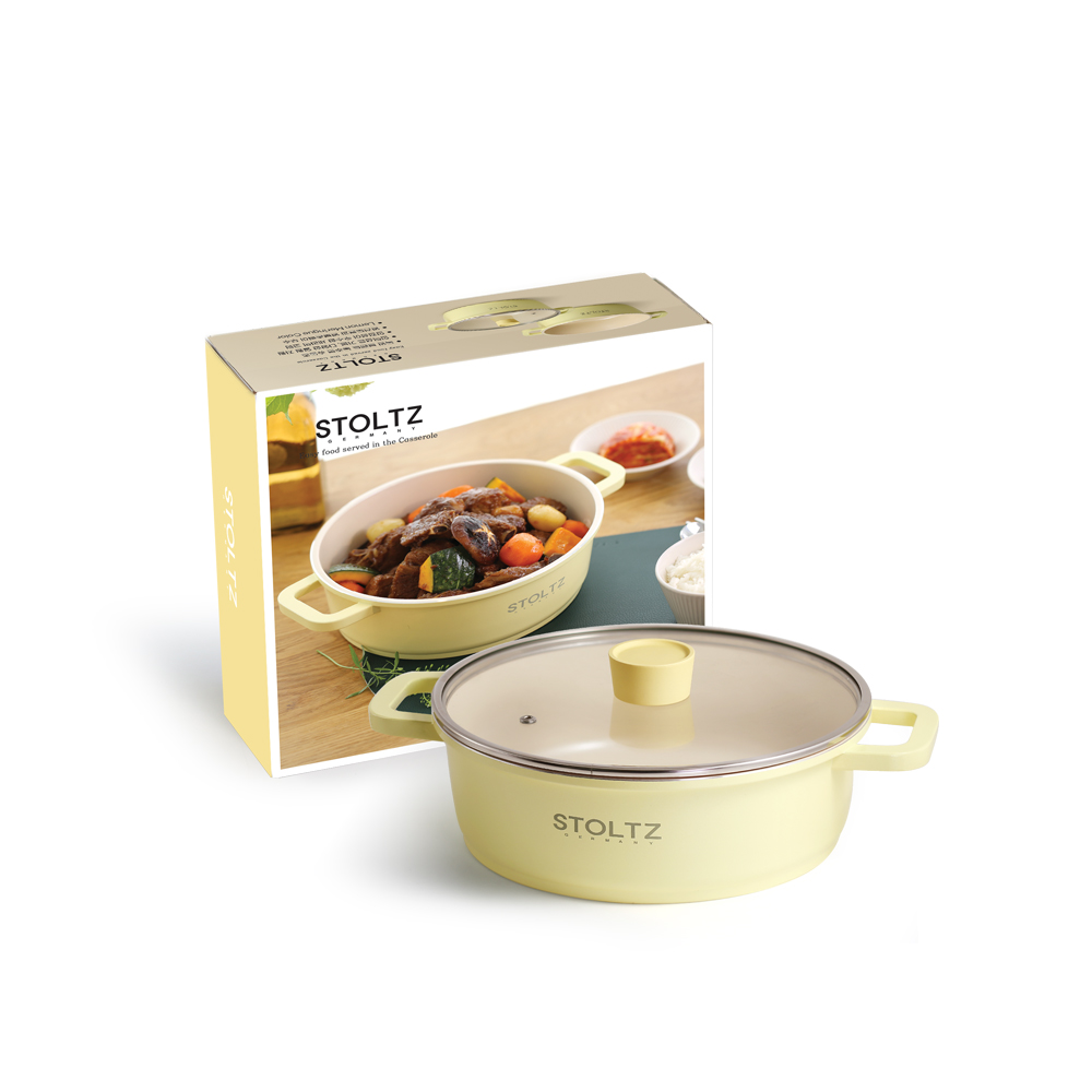 [슈톨츠 STOLTZ] 레몬머랭 IH 전골냄비 24cm