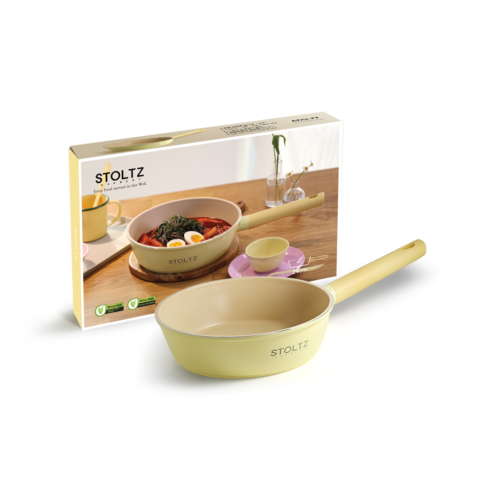 [슈톨츠 STOLTZ] 레몬머랭 IH 궁중팬 24cm 대표이미지 섬네일