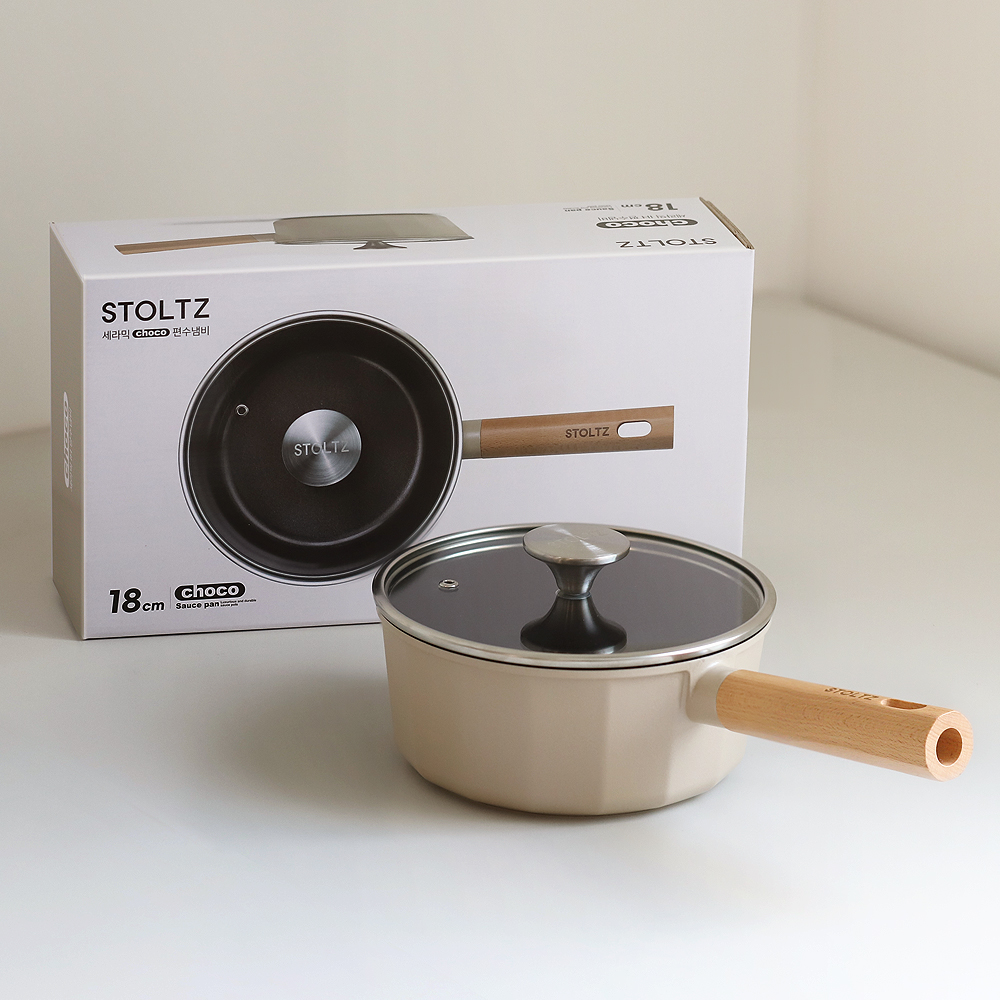 [슈톨츠 STOLTZ] 초코 IH 편수냄비 18cm 대표이미지 섬네일
