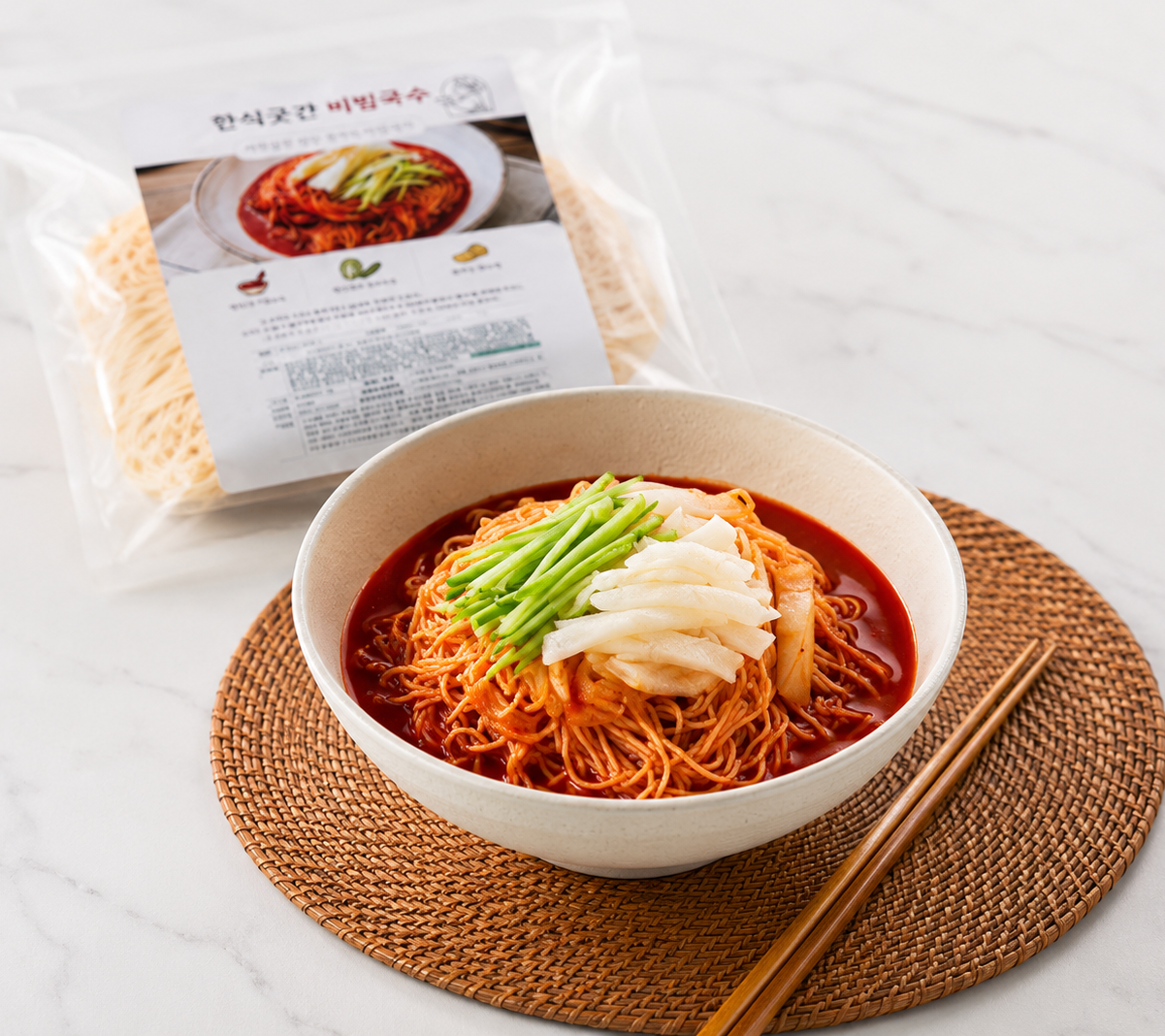 한식곳간 비빔국수(770g/2인분)