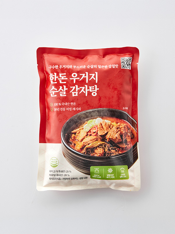 [출시특가] 뼈 없는 한돈 우거지 순살 감자탕 600g