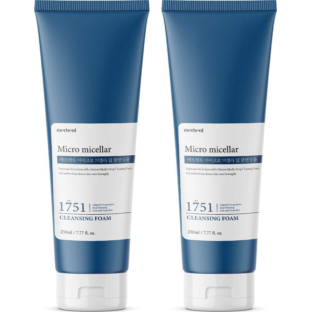 [1+1] 메르헨트 마이크로 미셀라 딥 클렌징폼 230ml 약알칼리성 세안제 폼클렌징 대표이미지 섬네일