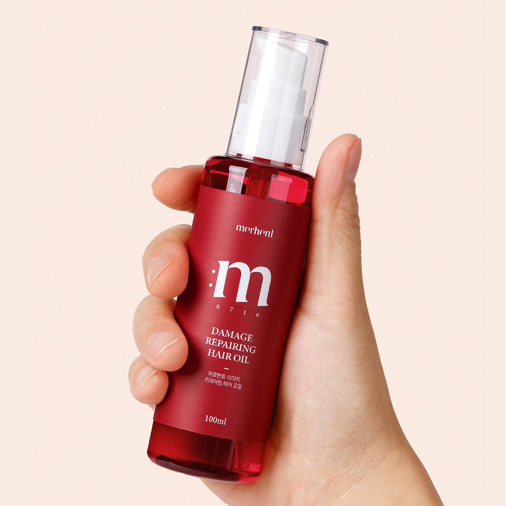 [1+1] 메르헨트 아르간 헤어 오일 에센스 100ml 헤어세럼 미용실 데미지 케어