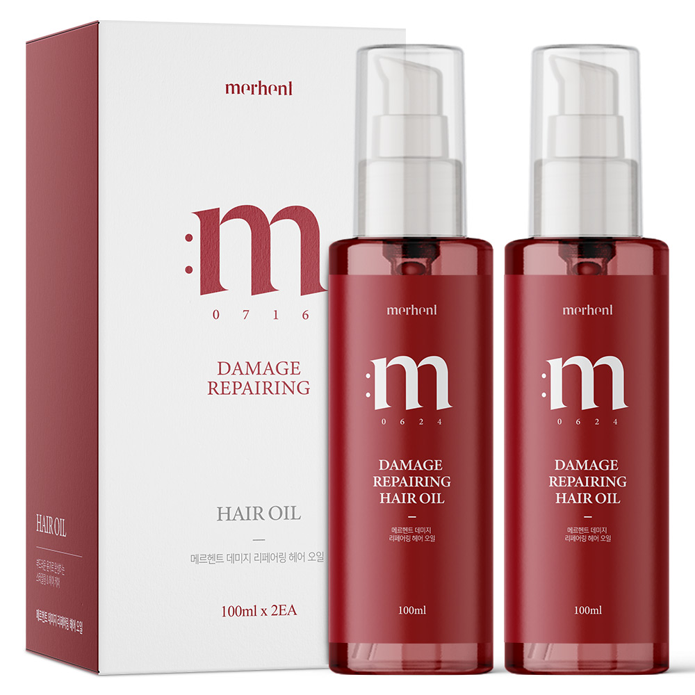 [1+1] 메르헨트 아르간 헤어 오일 에센스 100ml 헤어세럼 미용실 데미지 케어 대표이미지 섬네일
