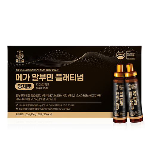 [동의삼] 메가 알부민 플래티넘 당제로 34g x 30병