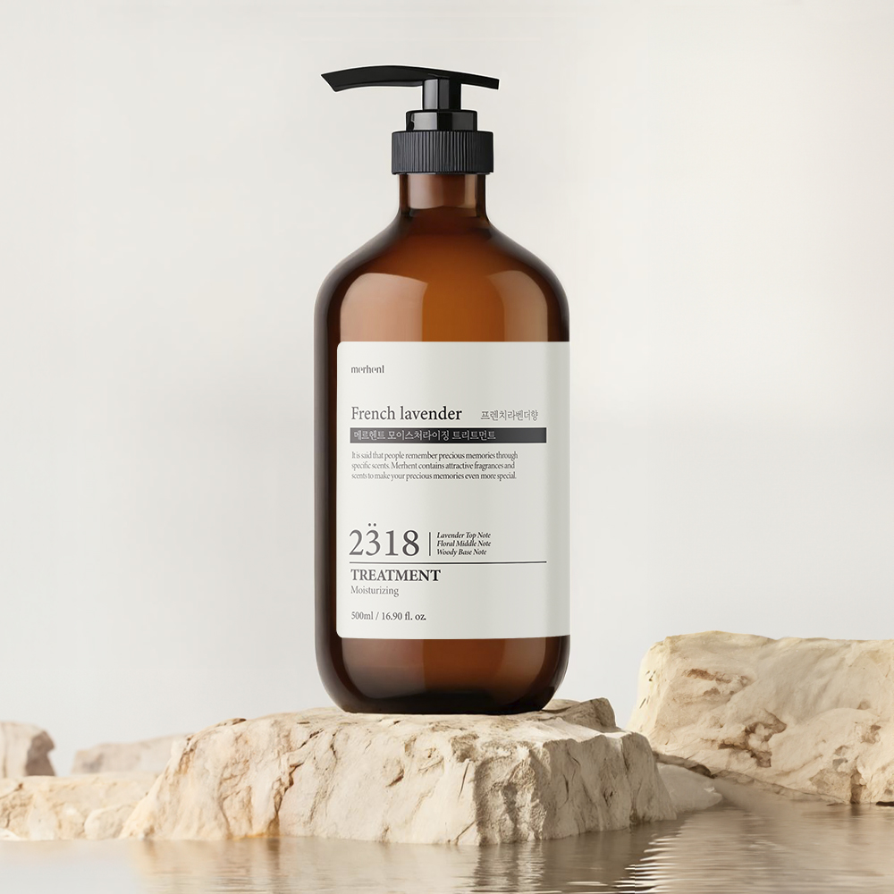[1+1] 메르헨트 모이스처라이징 퍼퓸 트리트먼트 500ml 대용량 린스 컨디셔너 헤어