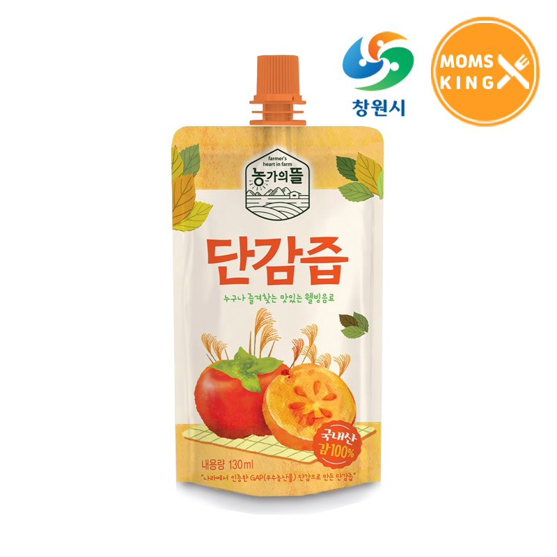 [맘스킹] 다경 농가의뜰 단감즙 130mlX10개  외