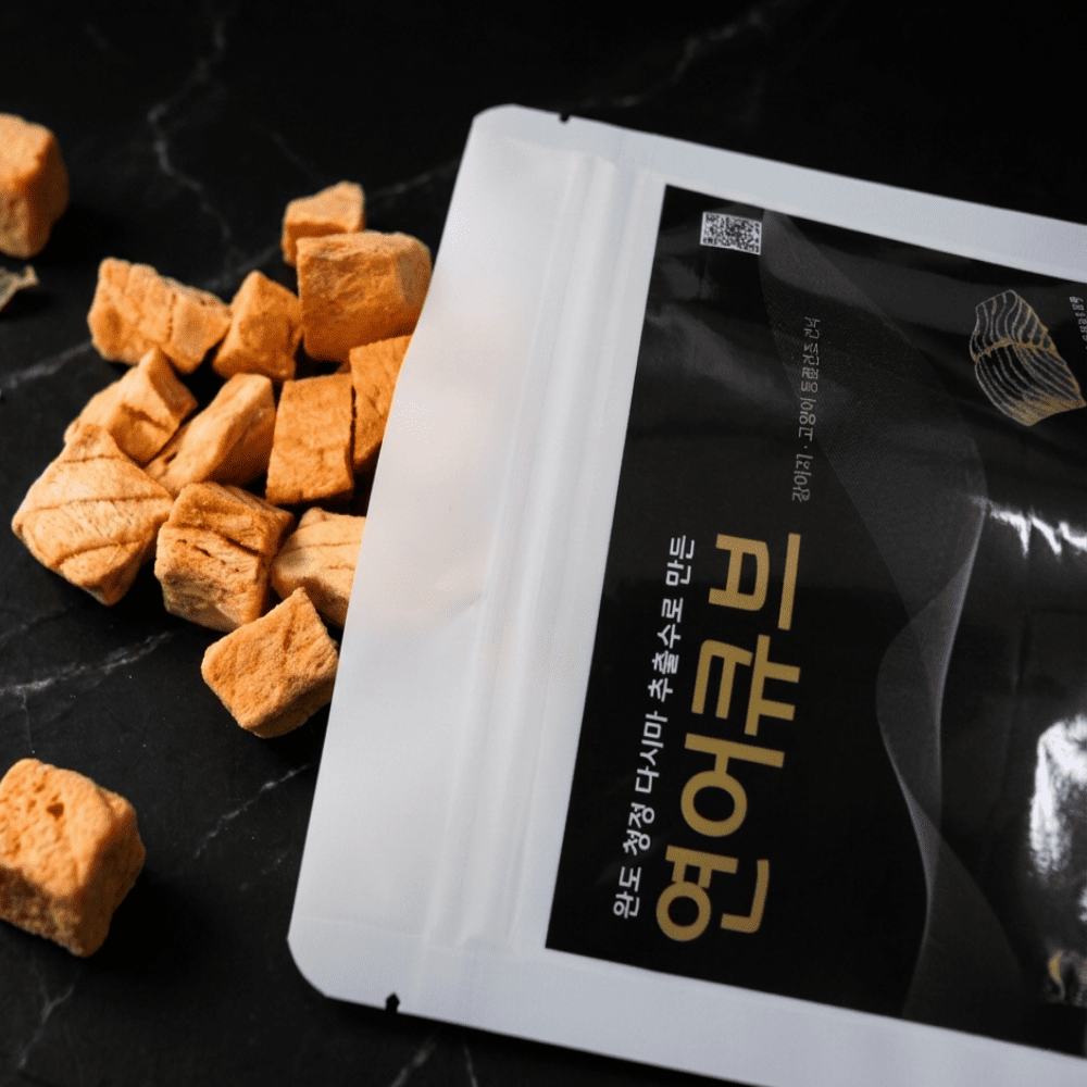 헬시하이펫 프리미엄 반려동물 동결건조 보양식 다시마 연어큐브, 35g, 1개