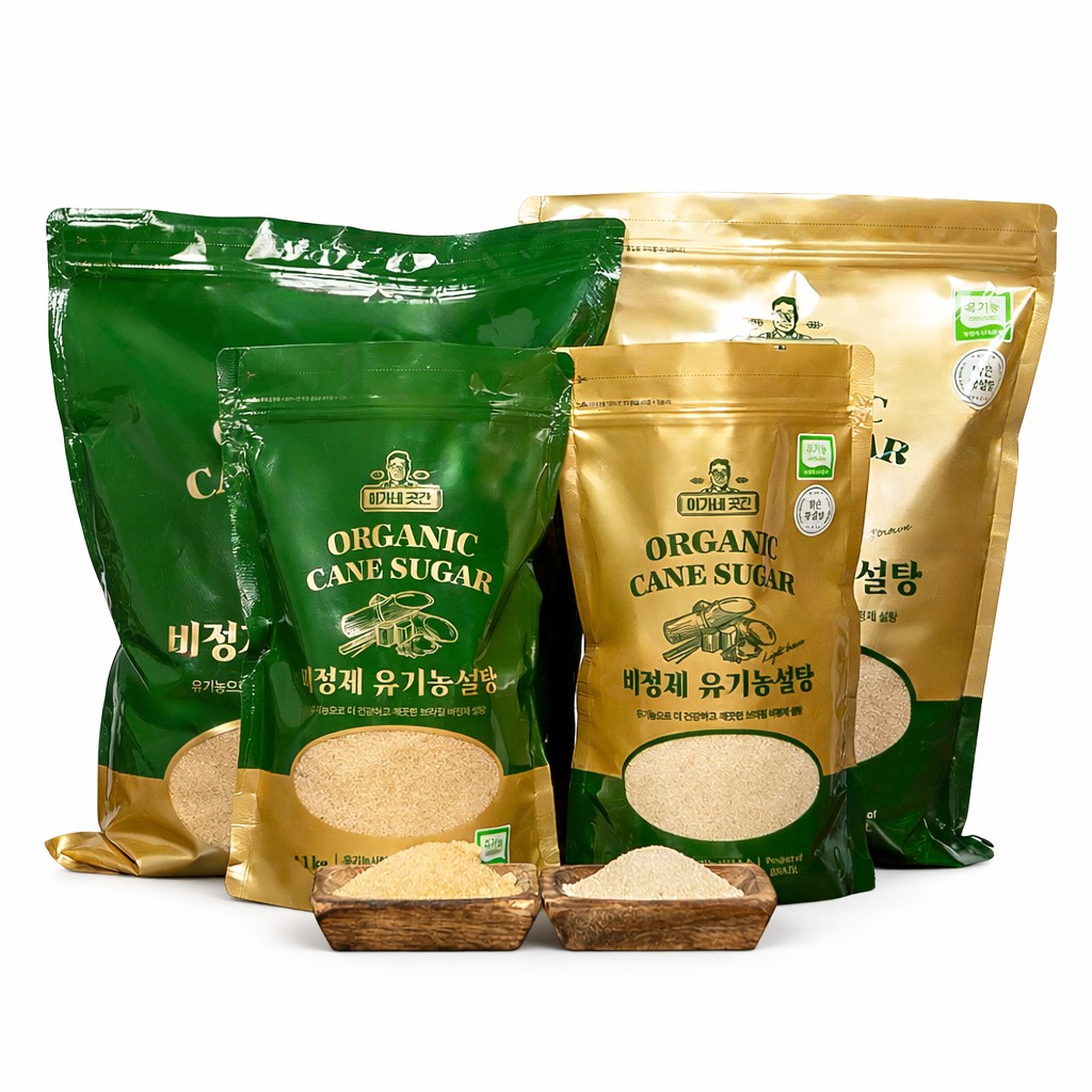 비정제 유기농 황설탕 1kg