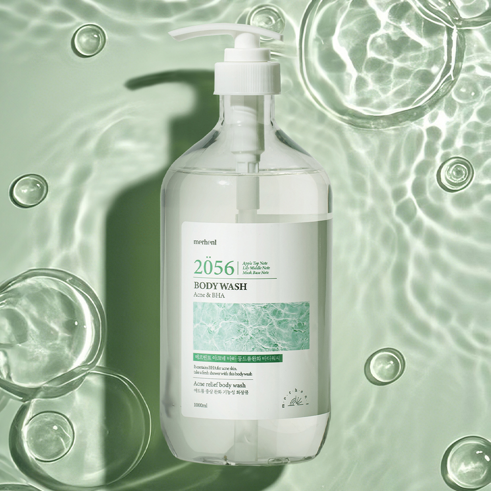 [1+1] 메르헨트 아크네 바하 등드름 완화 대용량 바디워시 1000ml 약산성 바디클렌저