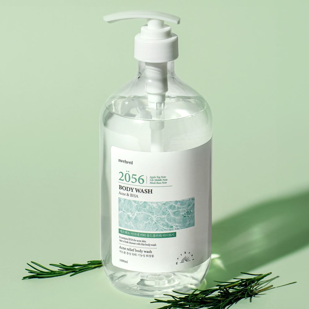 [1+1] 메르헨트 아크네 바하 등드름 완화 대용량 바디워시 1000ml 약산성 바디클렌저