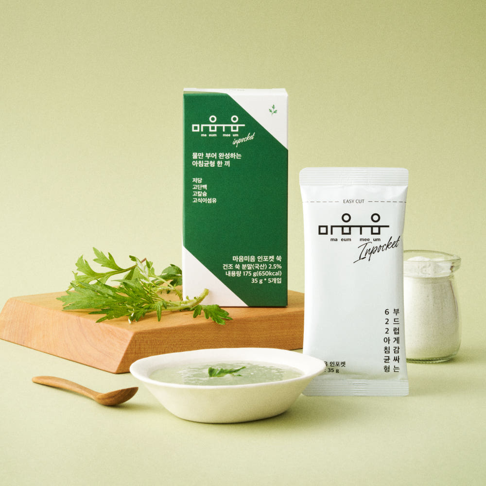 영양균형미음 마음미음 쑥 1BOX(5입) 대표이미지 섬네일