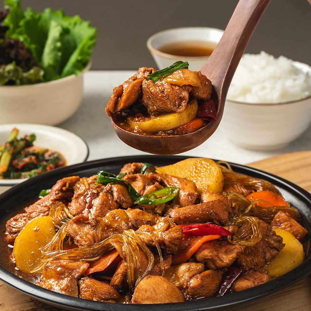 국내산닭 간장순살찜닭 (500g×4팩)